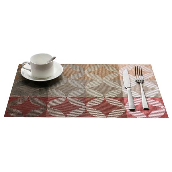 Customized Logo Acceptable Rectangle Place Mat for Modern Kitchen Table Decoration