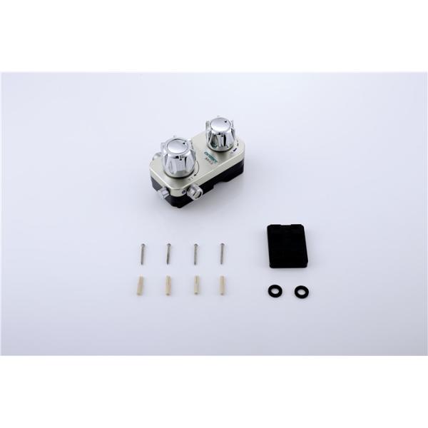 Male Thermostatic Mixing Valve G1/2" Ceramic Champagne For Hotel Winehouse