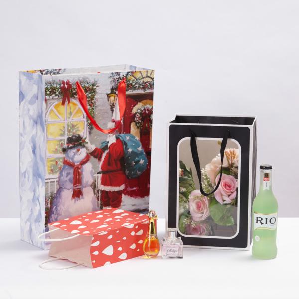 OEM 300gsm Printed Paper Gift Bags Bulk For Valentine's Day