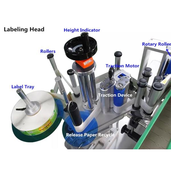 1935mm Automatic Round Bottle Labeling Machine for Beer Cans and Plastic Jar Stickers