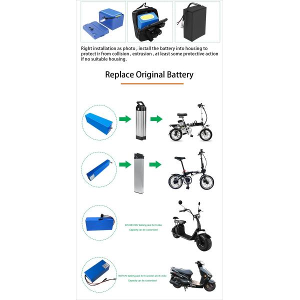 UN38.3 MSDS Electric Vehicle Lithium Battery 60V20Ah E Scooter Lithium Ion Battery