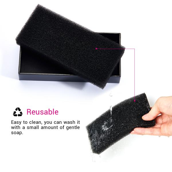 Jessup Dry Brush Cleaner Sponge Remover Color Makeup Tools Eyeshadow Quick Clean A001