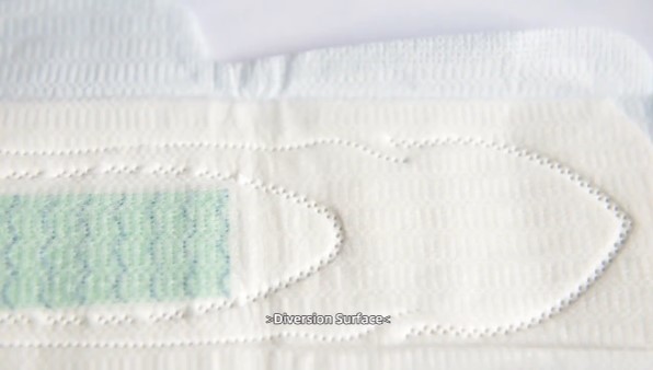 Organic Cotton Lady Anion Female Sanitary Napkin PE Film