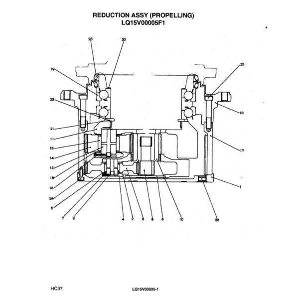 TM40 Travel Motor Assy 1