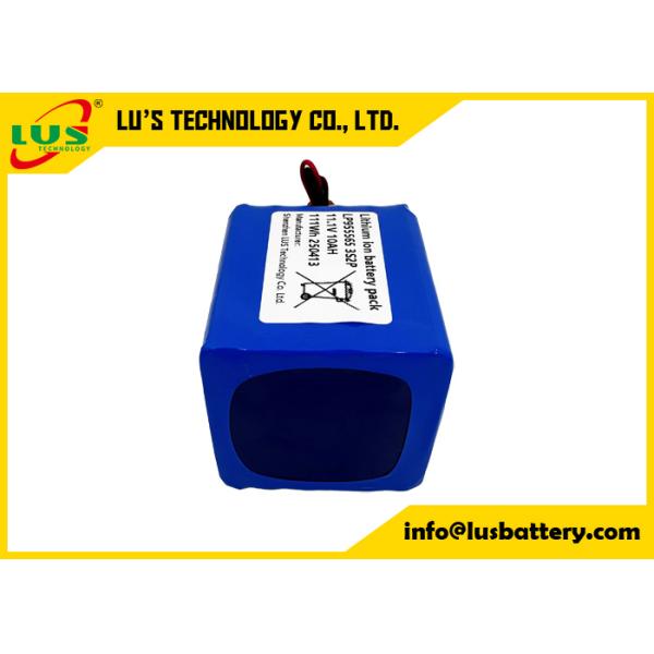 Lithium Polymer Battery 3.7V 5000mah LP955565 3S2P lipo battery pack 11volt 10AH battery