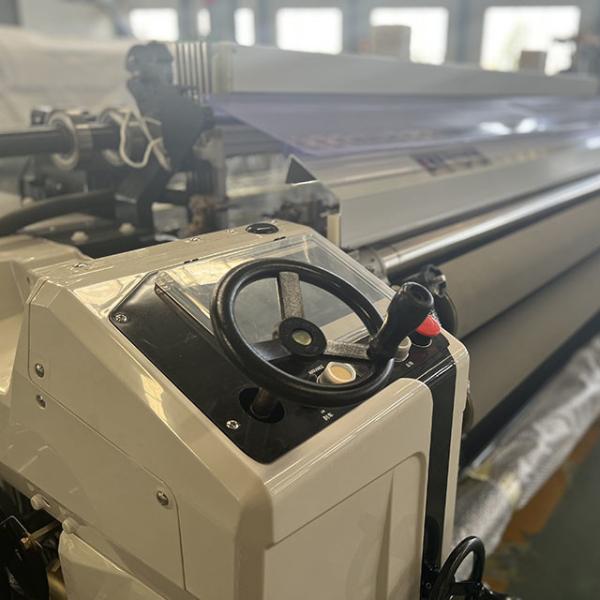 Four Side Elastic Cloth Fabric Water Jet Textile Weaving Loom With Cam Shedding