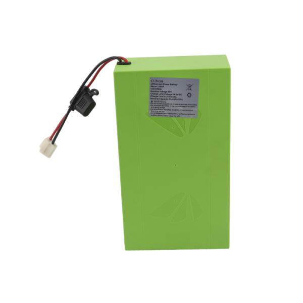 48V 30Ah Rechargeable Lithium Battery Pack 60V 20Ah 18650 Battery Size