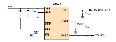MC34673AEPR2 Integrated Circuit Chip High Input Voltage 1.2A Charger for Single-cell Li-Ion Batteries