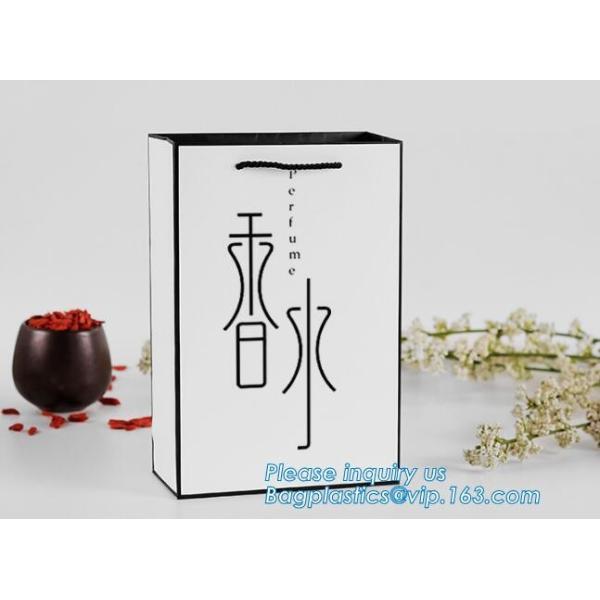 Elegant Embossed For Presents Clothing Wedding Birthday Bridal Baby Shower Paper Gift Bags Modern Fancy Cute Paper Premi