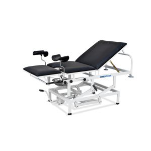 Power Coating Height Adjustable 170kg Medical Hydraulic Delivery Bed