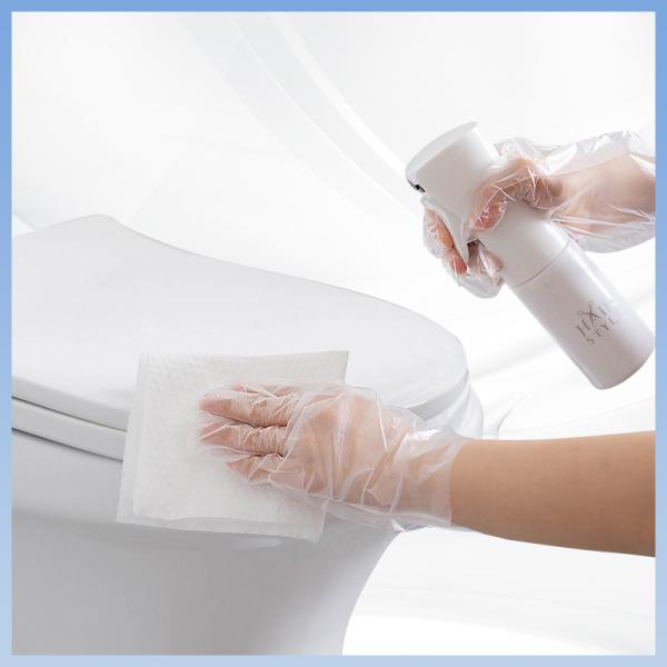 Buy Transparent PE Disposable Food Prep Gloves For Cooking OEM at wholesale prices