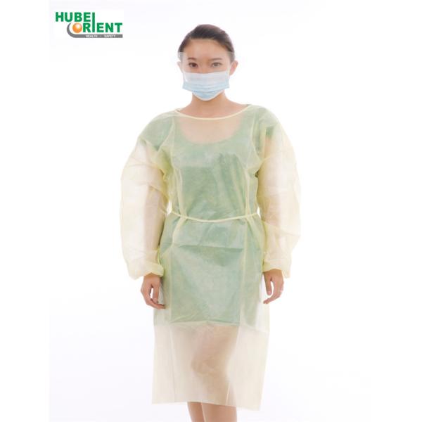 Professional Waterproof Disposable Medical Isolation Gowns For Hospital And Doctors Use
