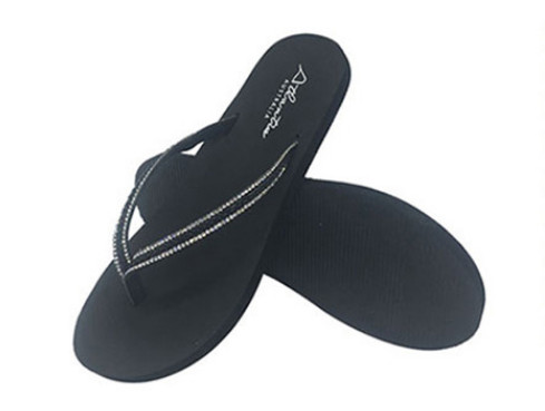 Women EVA Thong Platform Flip Flop Gem Rhinestone Slipper