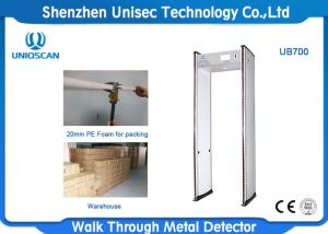 Quality 300 Sensitivity Level Airport Security Machines 24 Zones Walk Through Detectors for sale