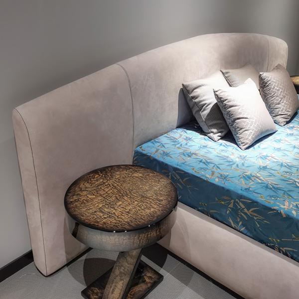 Antique Lit Double Bed 2.25m Modern Bedroom Furniture Sets 126"