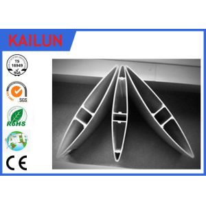 Powder Coated Aluminum Window Shutters Exterior Extrusion Profiles , Adjustable