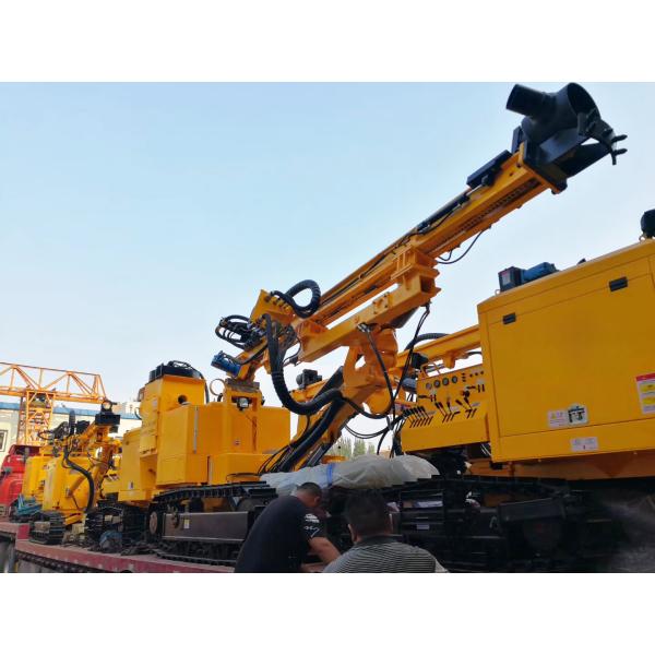JC860 Blasting Rock Drilling Rig Hydraulic Down Hole Drill With DTH Technology