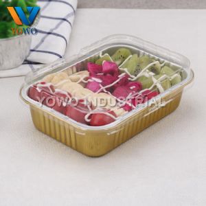 Restaurant 300ml Disposable Aluminum Foil Food Containers