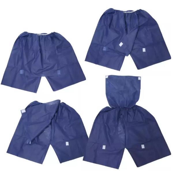 PP Disposable Colonoscopy Pants , Patient Exam Shorts Odorless