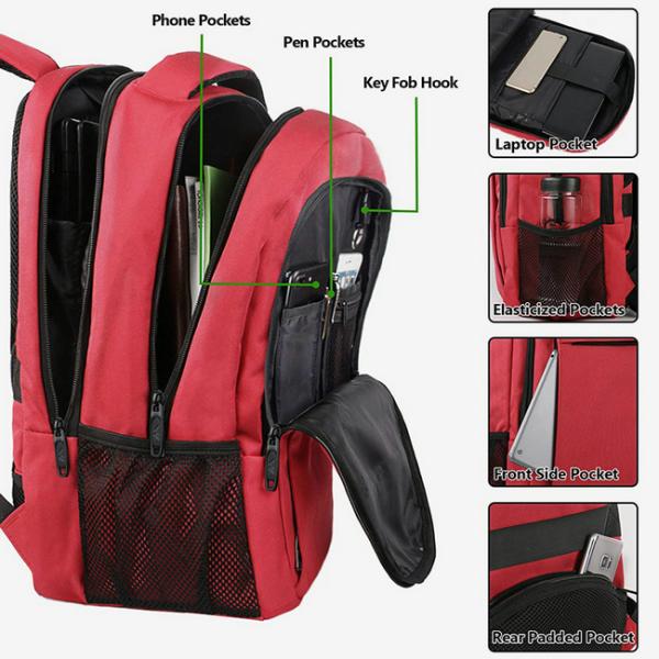 Laptop School Backpacks USB Charging Anti theft Business Backpack Bag
