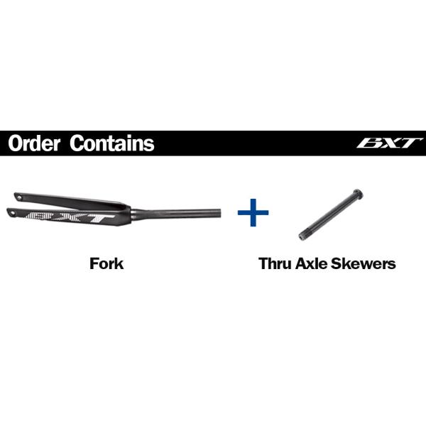 Customizable Carbon Fiber Fork 700C Aero Shaping Flat Mount Carbon Fork