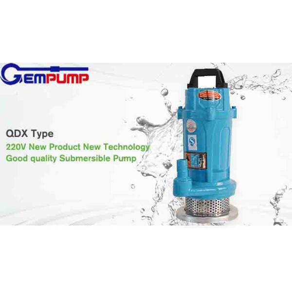 QDX 0.5HP High Pressure Submersible Borehole Pump With Float Switch