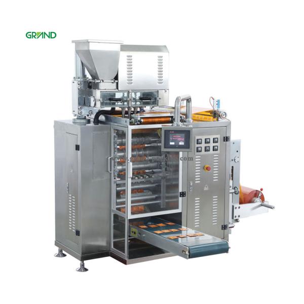 Stable Sachet Packing Machine Four Side Sealing Multi Line Powder F500E