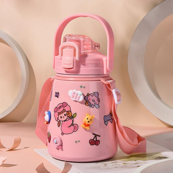 850ml Stainless Steel Insulated Water Bottle For Girls School Children