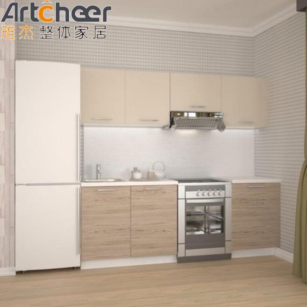 Small Room Kitchen Cabinets Complete Sets with Plywood Carcase and Contemporary Design