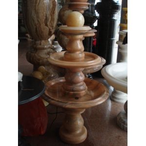 white marble floating ball fountain