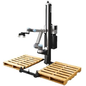Manipulator universal robots UR10 ROBOTIQ palletizing solution quick to receive