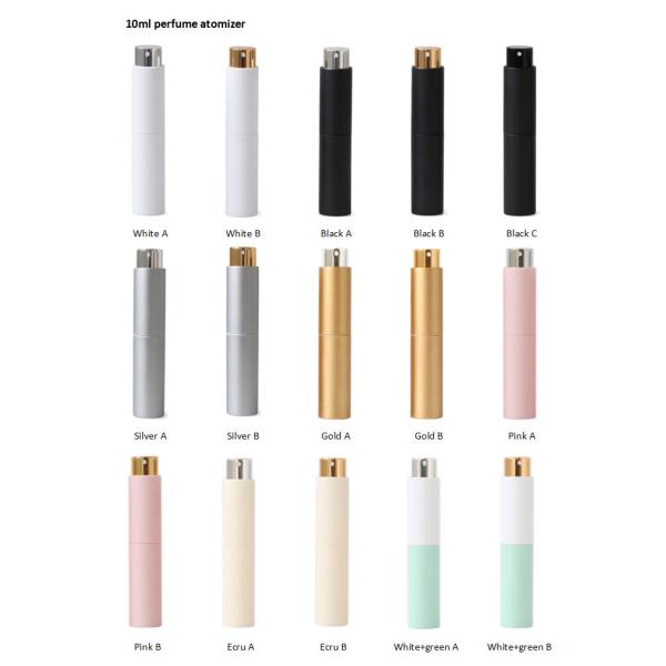 10ml Glass Inner Refillable Perfume Atomiser Portable Mini travel spray bottle