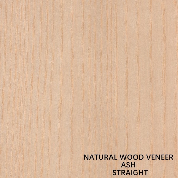 Natural White Ash Wood Veneer Quarter Cut Straight Grain Length 2050-3200mm For