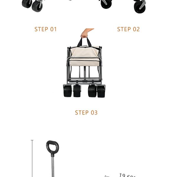 Wagon side view showing sturdy construction