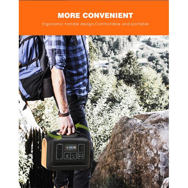 EU 1800W Outdoor Solar Portable Power Station For Camping With Panel