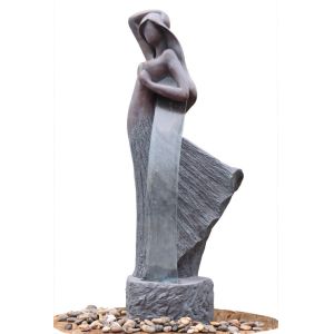 Quality Glass Cascading Copper Water Fountains In Fiberglass / Resin Material for sale