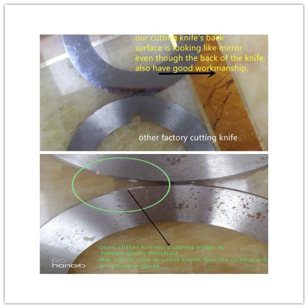 Customized 63 HRC SKD11 Cr12Mo1v1 Rotary Shear Blades