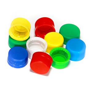 Quality Small Screw Plastic Water Bottle Caps 28mm 30mm For Drink Juice for sale