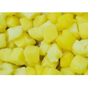 HACCP 10kg Organic 10mm IQF Frozen Pineapple Slices