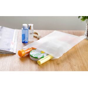Transparent PE Plastic Zipper Packaging Bags for Clothing