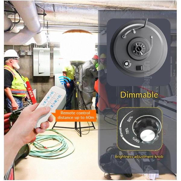 1000W Construction Jobsite LED Inflated 360 Degress Balloon Light IP65 High Lumen