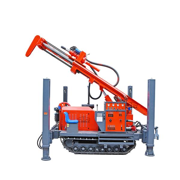200m Depth Water Well Drilling Rig Crawler Rotary Portable Diesel Rock