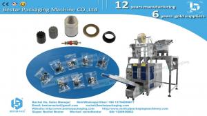 China Tire valve cap accessories counting packaging machine with three counting hoppers on sale