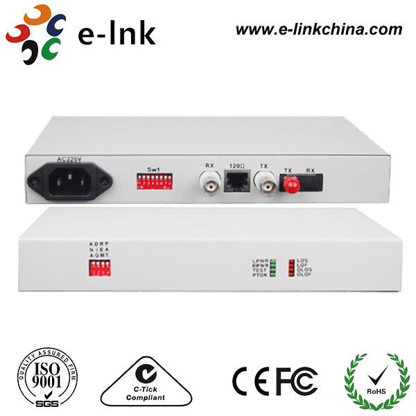 Buy 20km Optical Fiber Ethernet Media Converter Modem Protocol E1 Interface at wholesale prices