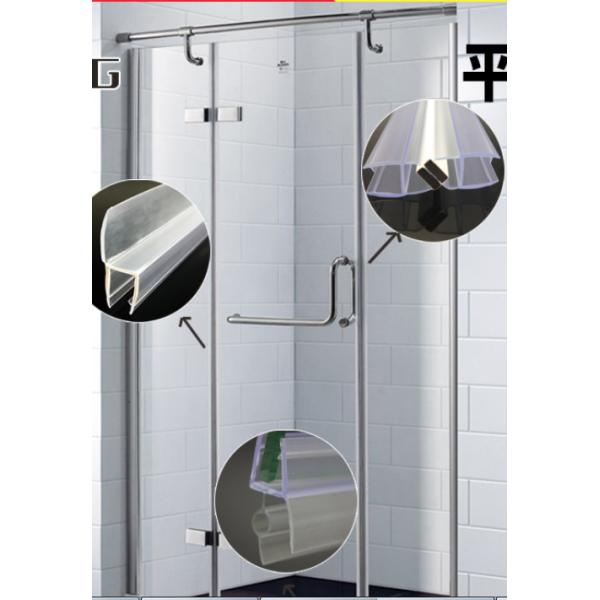 Frameless 6-12MM Tempered Glass Shower Door Sealing Strip with Waterproofing PVC Seals