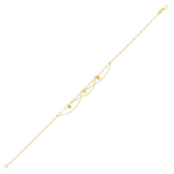 Custom Initial and Name Anklets: 18K Gold Jewelry for Every Occasion
