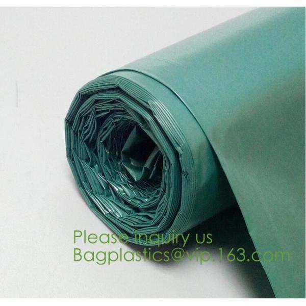 64 Gallon compostable trash bag biodegradable garbage bag, 0.9 Mil, 47"W x 60"H,cornstarch made 100% eco friendly direct