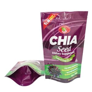 Moisture Proof Zip Lock Plastic Aluminum Foil Stand Up Pouches