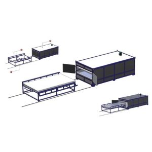 Quality EVA vacuum heating machine for laminating glass for sale