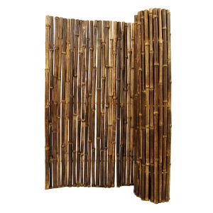 Quality Home Rolled Bamboo Screen Fencing Backyard Garden Decorative Bamboo Paneling for sale